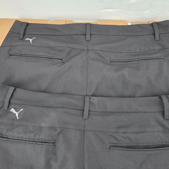Puma Blkack Gray Performance Stretch Lightweight Golf  Pants Mens W 36 L 30 4 of - Picture 6 of 15